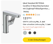 Armatura za umivalnik Ideal standard Pura