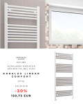Odprodaja zaloge - Radiator 60 x 182H cm, bel sijaj KORALUXV LINEAR CO