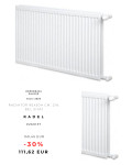 Odprodaja zaloge - Radiator 90 x 50h cm, 21k, bel sijaj RADEL