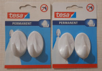 Tesa Samolepilne kljukice - 2 kompleta - NOVO