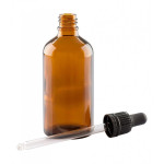 STEKLENA PIPETA + 100 ML RJAVA STEKLENIČKA