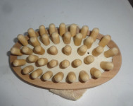 Lesena masažna krtača dolžina 13 cm
