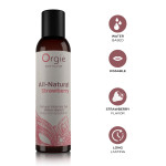 LUBRIKANT Orgie All-Natural Strawberry 150 ml - na vodni osnovi, narav