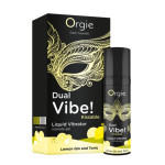 STIMULACIJSKI GEL Orgie Dual Vibe! Lemon Gin&Tonic - vzburjenje, za kl
