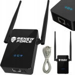 Brezžični WIFI repeater router ojač signala 300Mb/s WPS 2x 5dBi