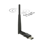 DeLOCK 12462 brezžični omrežni adapter USB 2.0 z dvojnim pasom Wi‑Fi 5