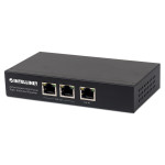INTELLINET PoE+ Extender 2-portni gigabitni visokozmogljiv do 100 m