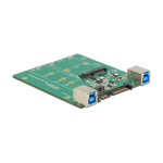 Pretvornik rež SATA / USB 3.1 tipa B ženski > M.2 / mSATA