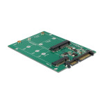 Pretvornik SATA 22 pin > 1 x M.2 + 1 x mSATA