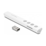 USB laserski predstavitvenik bele barve