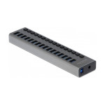 Zunanji USB 5 Gbps hub s 16 vrati + stikalo