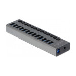 Zunanji USB 5 Gbps vozlišče s 13 vrati + stikalo