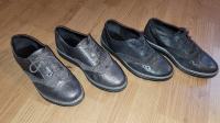 Čevlji sivo-bronasti in črni št. 37