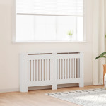 Dekorativen Pokrov/Omarica za Radiator 152 cm inženirski les Bele Barv