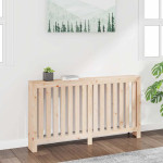 vidaXL Pokrov za radiator 153x19x84 cm trdna borovina