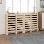 vidaXL Pokrov za radiator 210x21x85 cm trdna borovina