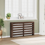 vidaXL Pokrov za radiator rjav hrast 149x20x82 cm inženirski les