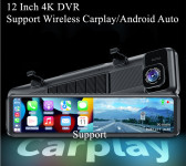 CarPlay & Android Auto smart mirror