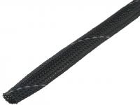 Snake skin zaščita za kable - opletena zaščita - črna z vzorcem