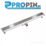 Odtočna tuš kanaleta 80cm INOX