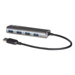 i-tec USB 3.0 4-portni zvezdiščni razdelilnik iz aluminija z zunanjim