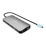 i-tec USB-C Metal Nano Docking Station 3 zasloni, DP, HDMI, VGA, 4x US
