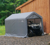 Garažni/skladiščni šotor 5,4 m² - 3,0 x 1,8 x 2,0 m - SIVA