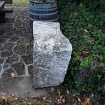 Kamnita istrska posoda za oljčno olje , koriito