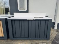 Letna kuhinja antracit, 160 cm