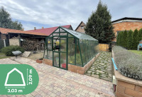 LIMES rastlinjak PRIMUS L - steklo 4mm - širina 3,03m