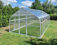 Polikarbonat rastlinjak POMIDOR PREMIUM PLUS - 3 m x 4/6 m - BELA