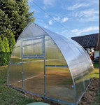 Rastlinjak ARROW širine 3m – 4/6 mm Polikarbonat - do 240 kg/m²