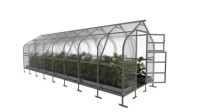 Rastlinjak KLASIKA DROP 2.5 × 8 m s 4 mm polikarbonatom - z dostavo