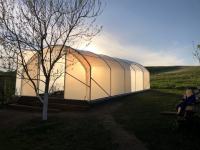 Rastlinjak PROFI TUNEL Z VIŠJO STRANSKO VIŠINO - širina 4m