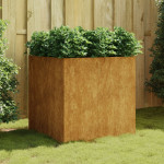 vidaXL Cvetlično korito 80x80x80 cm corten jeklo