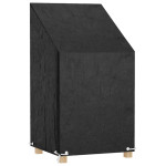 vidaXL Prevleka za vrtne stole 8 obročkov 65x65x80/120 cm polietilen