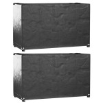 vidaXL Prevleka za vrtno pohištvo 2 kosa 170x94x70 cm pravokotna