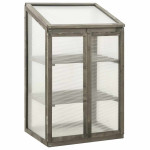 vidaXL Rastlinjak 60x45x100 cm borovina