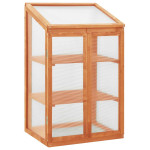vidaXL Rastlinjak 60x45x100 cm borovina