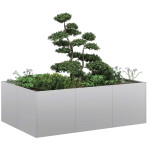 vidaXL Sadilnik 120x80x40 cm Pocinkano jeklo