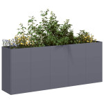 vidaXL Sadilnik Anthracite 200x40x80 cm Hladno valjano jeklo