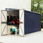 vidaXL Vrtna lopa antracitna 118x382x178 cm jeklo