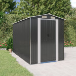 vidaXL Vrtna lopa antracitna 192x357x223 cm pocinkano jeklo