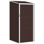 vidaXL Vrtna lopa rjava 87x98x159 cm pocinkano jeklo