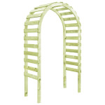 vidaXL Vrtna pergola 130x60x230 cm impregnirana borovina
