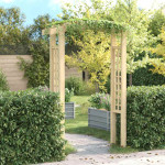 vidaXL Vrtni obok 150x60x210 cm lesen