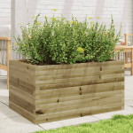 vidaXL Vrtno cvetlično korito 90x60x45,5 cm impregnirana borovina