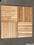 Vrtna plošča 50*50 / 30*30 cm Sibirski Macesen (masiv)