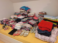 Dekliška oblačila in obutev 8/10-10/12 let