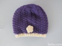 dekliška zimska kapa univerzalne velikosti (One size)
